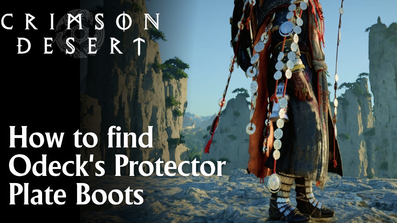 Odeck's Protector Plate Boots Location - Crimson Desert