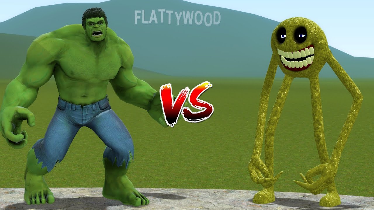 NEW HULK VS NEW ROBLOX INNYUME SMILEY'S STYLIZED NEXTBOT in Garry's Mod!