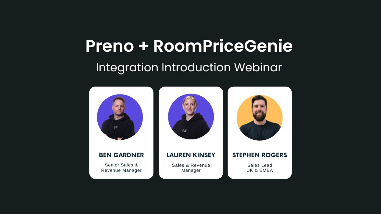 Preno & RoomPriceGenie Webinar Replay UK