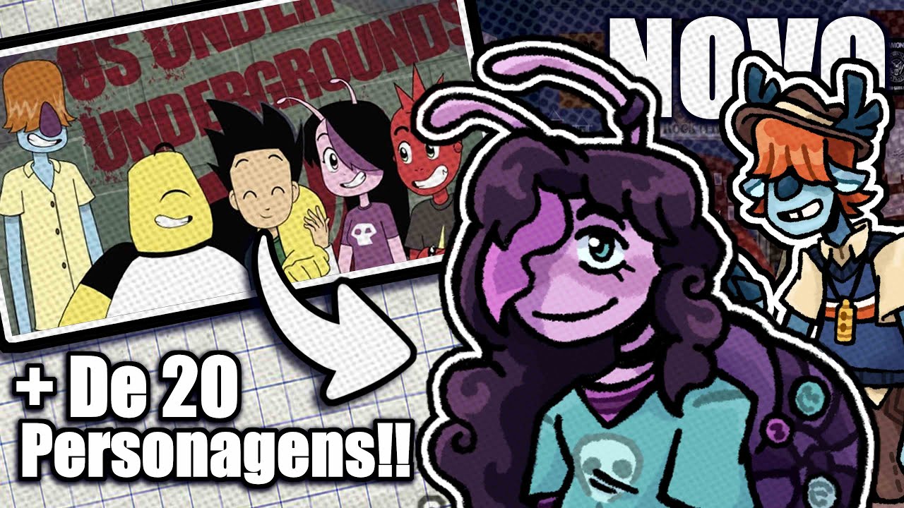 DESENHANDO OS UNDER-UNDERGROUNDS!!! (Redesign, Speedpaint & Comentário)