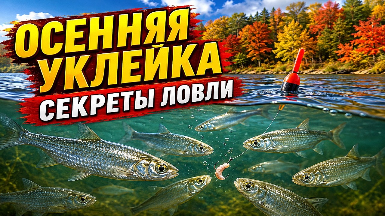 Осенняя ловля уклейки, она же верховодка. Совет для начинающих рыболовов.