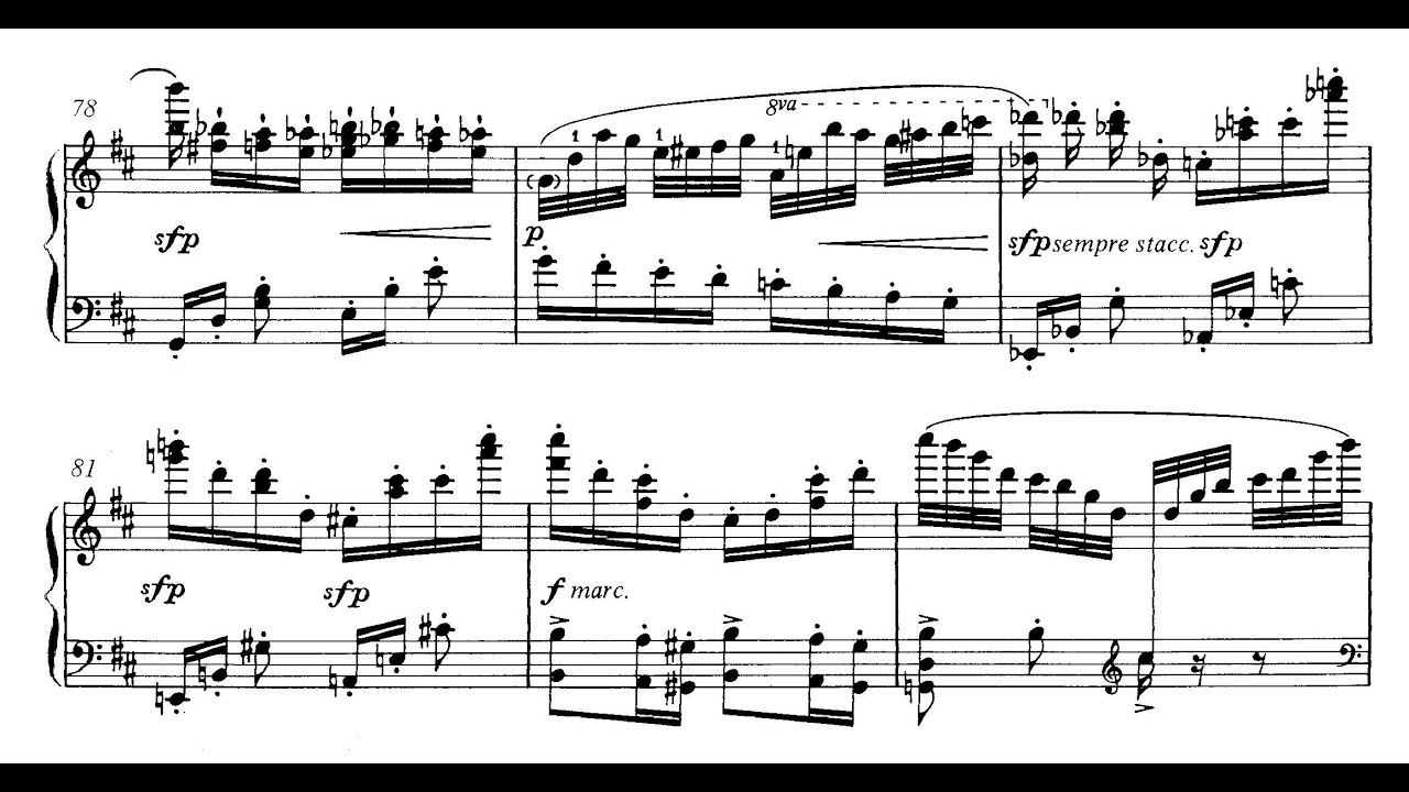 Benjamin Britten - Three Character Pieces for Piano (1930) [Score-Video]
