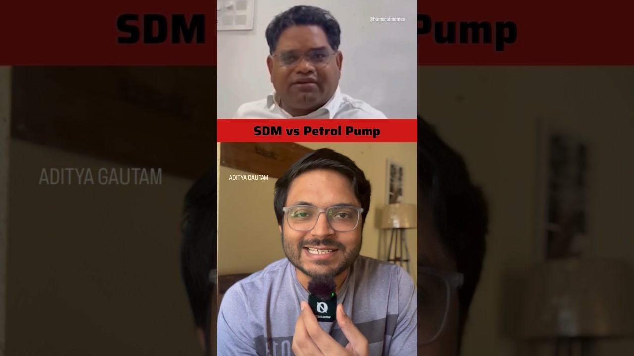 How SDM chotu lal sharma is doing duty on CNG pump rajasthan #shortsfeed #ias