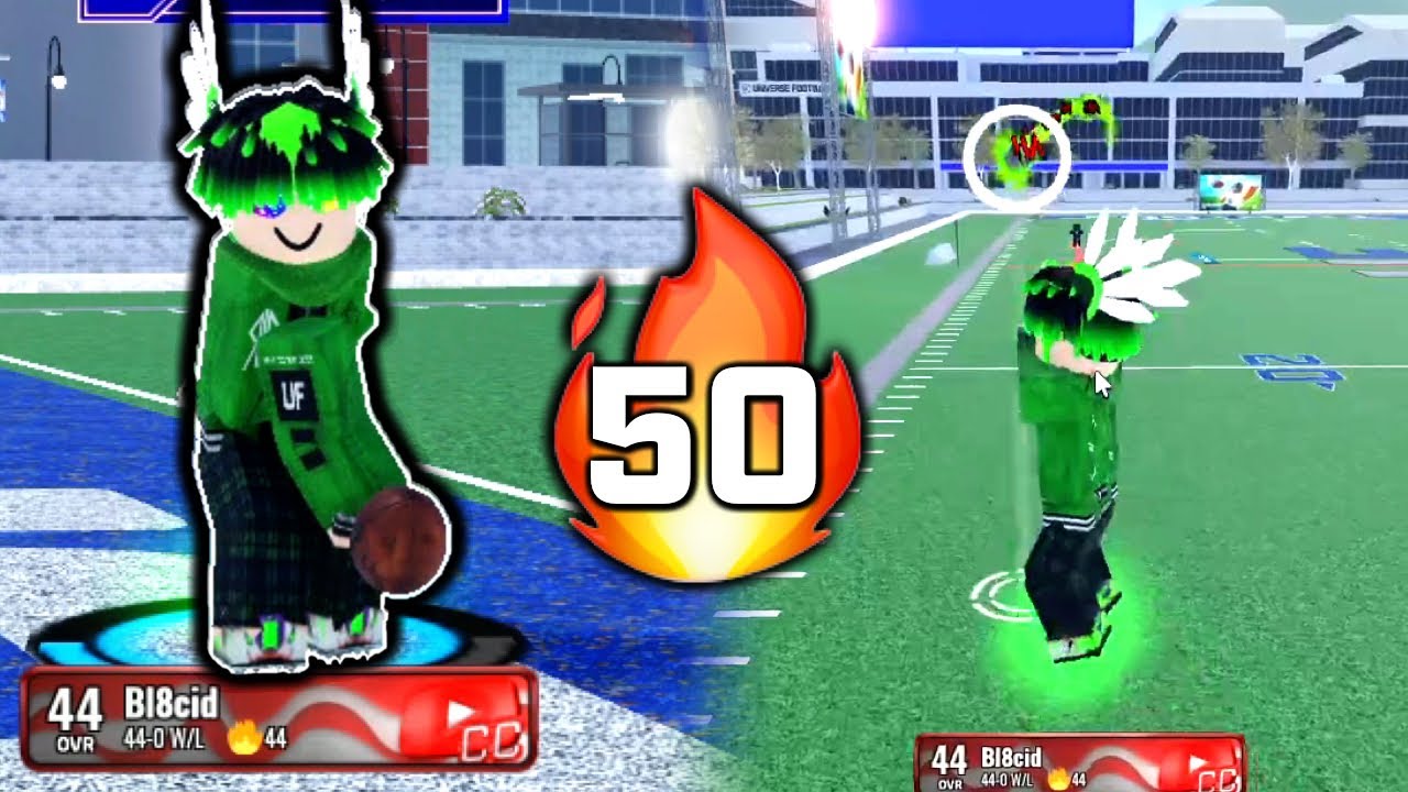 I Reached a 50 STREAK in NFL Universe Football!
