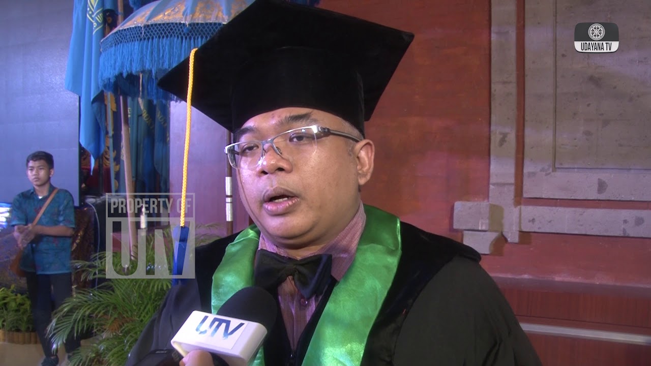 Wawancara Prof. Tjokorda Gde Bagus Mahadewa setelah dikukuhkan sebagai Guru Besar Tetap
