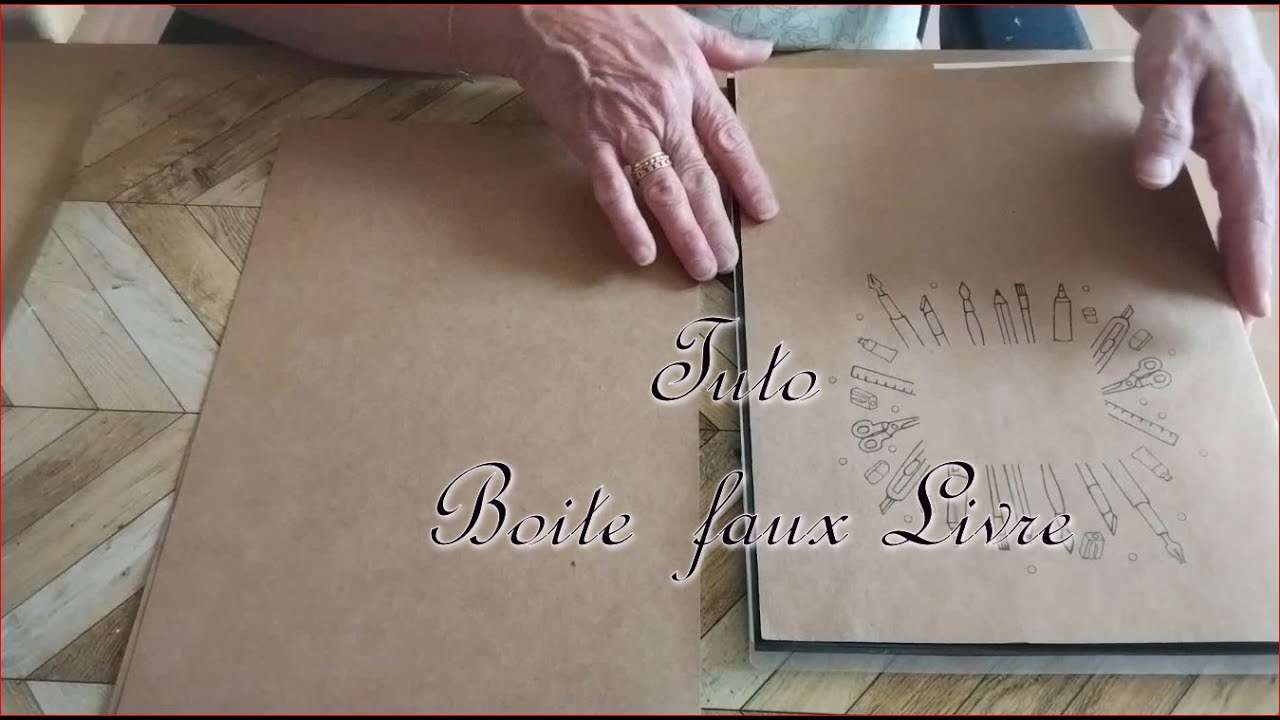 Tuto boite faux livre