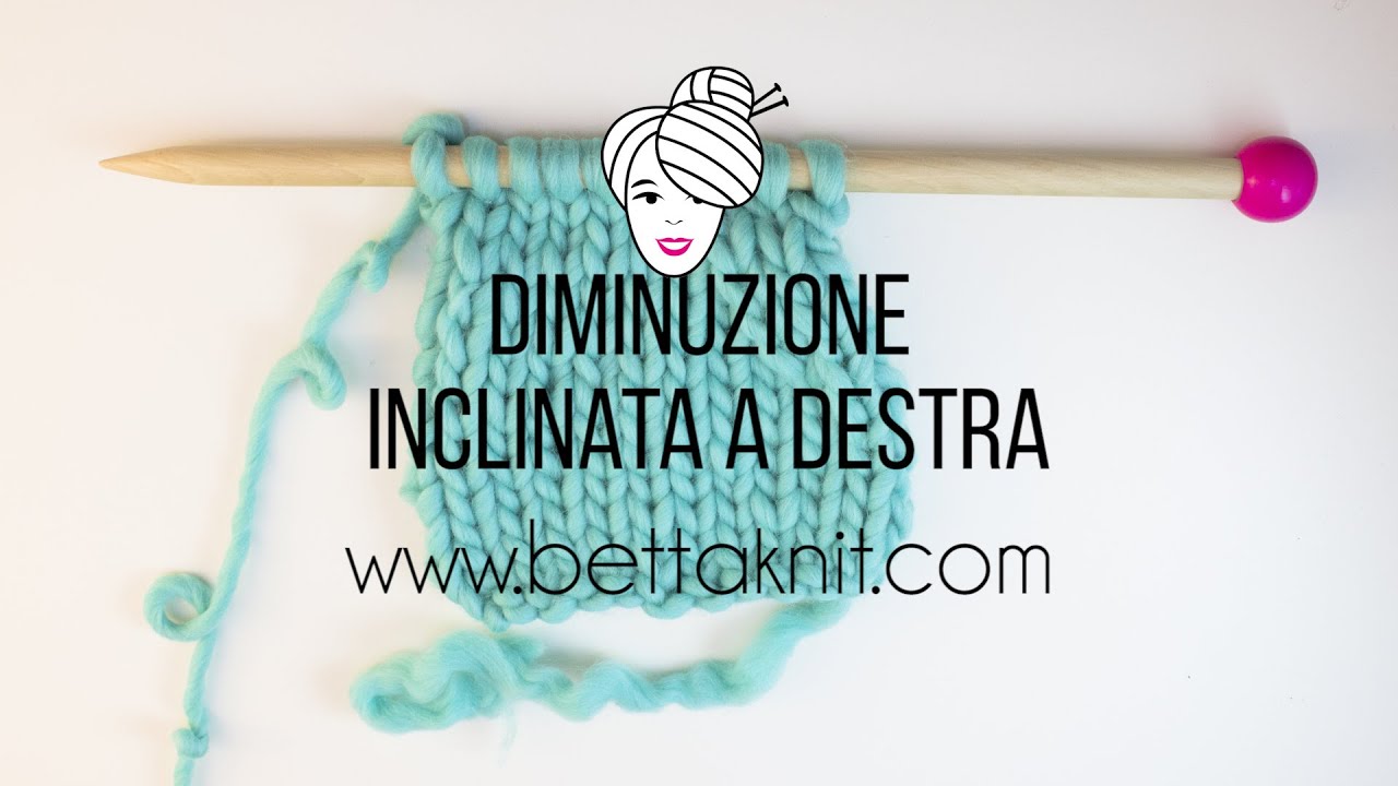 Diminuzione inclinata a destra
