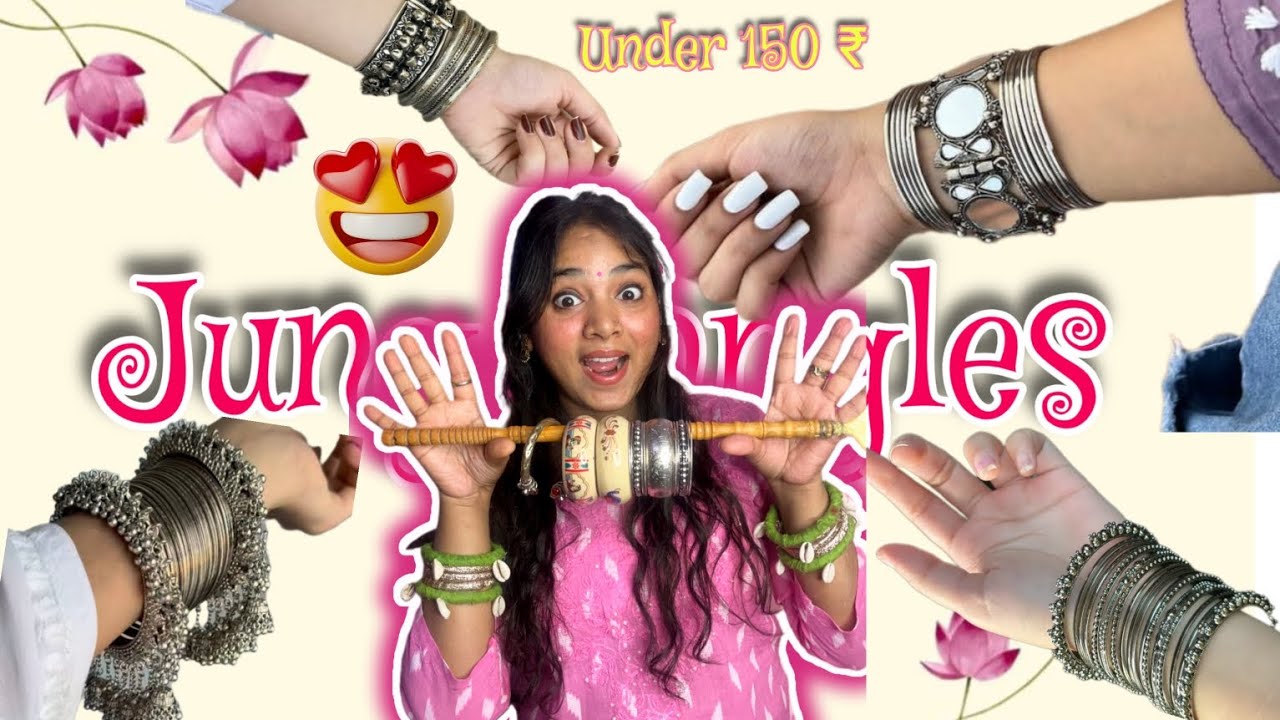 Jung💁🏻‍♀️ ✨bangles🤌🏻from 🌷Meesho💕, and some are from outside.🤌🏻💃🏻 😍starting 150 ₹ only🤩🥳