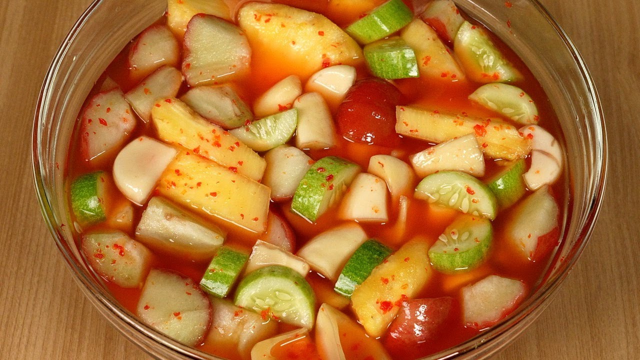 RESEP ASINAN BUAH BOGOR, SEGAR BANGET! ASAM MANIS PEDAS BIKIN NAGIH