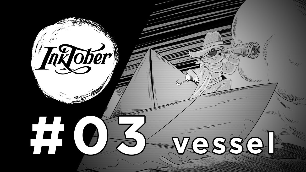 Inktober 2021 #03 vessel [Art by O.Ustuner]