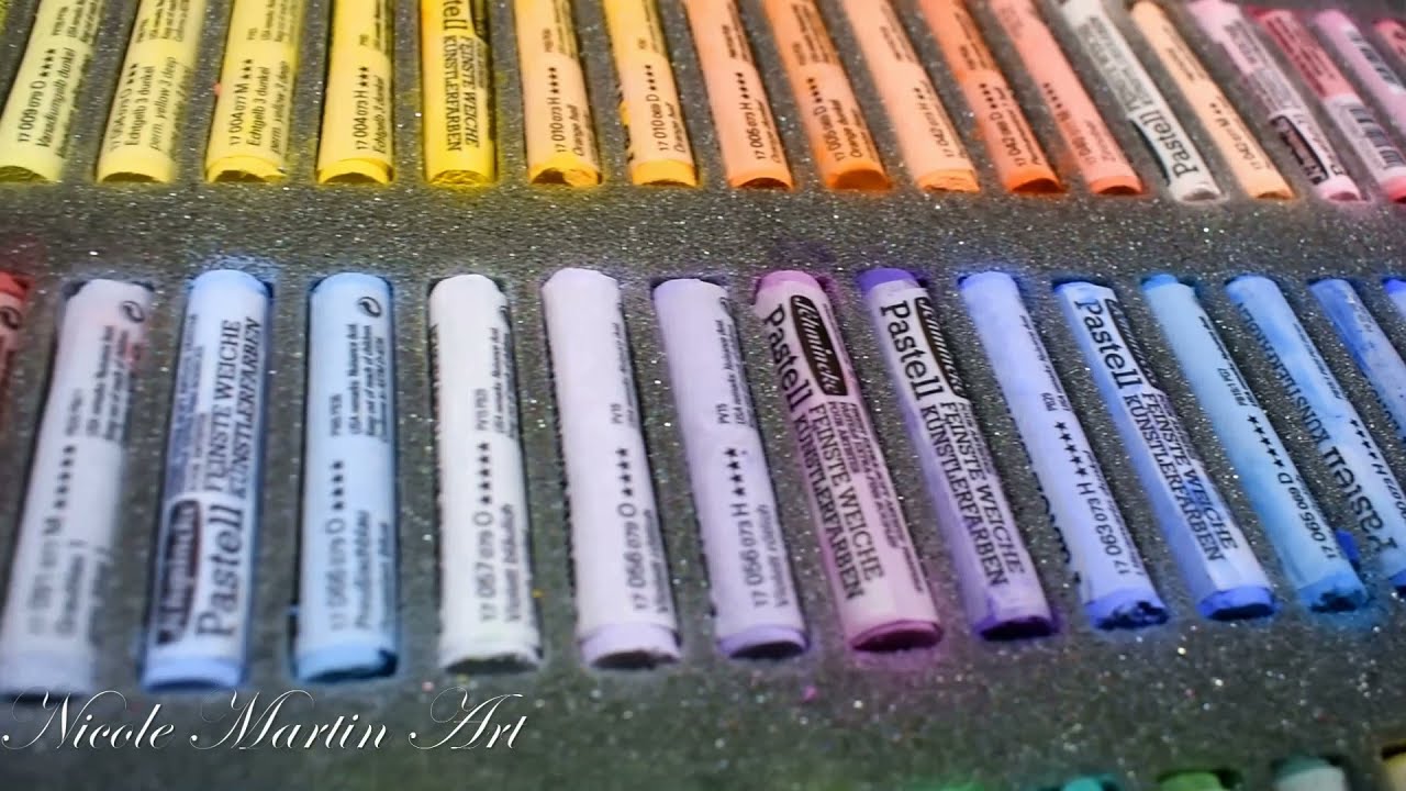 Schmincke Soft Pastels 100 Wood Box Set UNBOXING #shorts