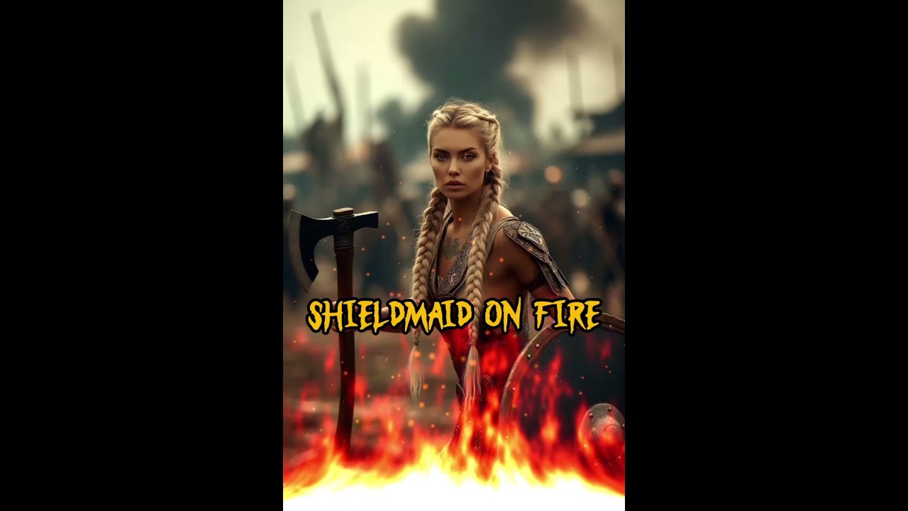 Shieldmaid on Fire  #music #Musik #viral #viralshorts #mindset #vikings #metal #shanty