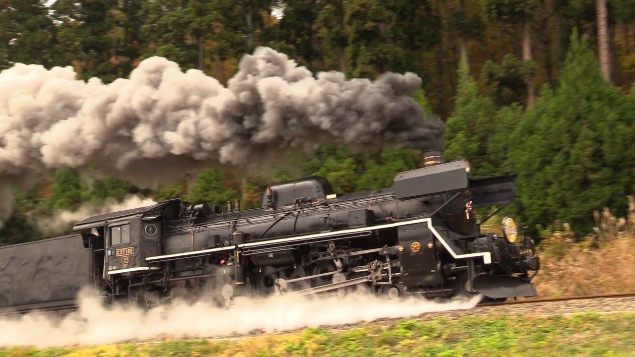 SLばんえつ物語　C57180号機6年ぶり門デフ装着！晩秋の磐越西線　2020.11.07.08