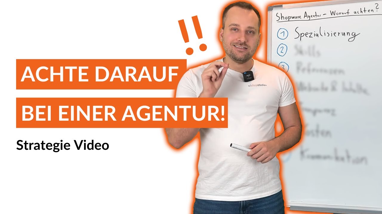 Worauf Du bei einer Shopware Agentur ACHTEN solltest!