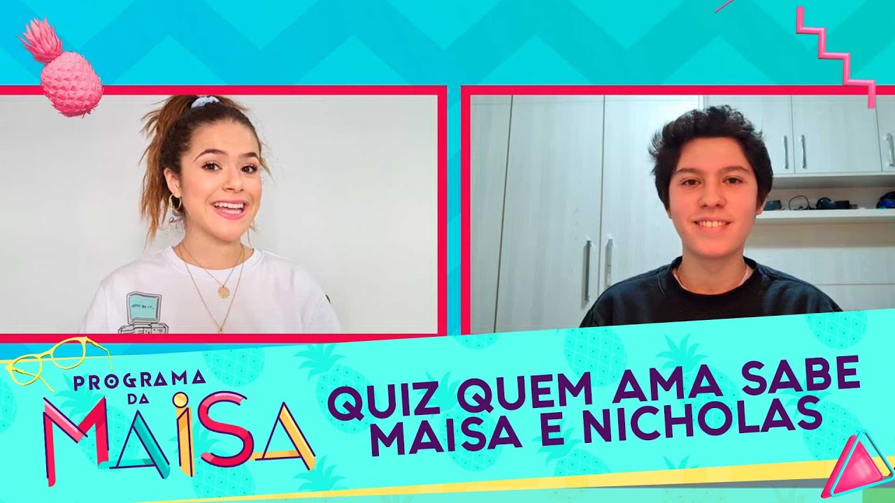 Quiz Quem Ama Sabe - Maisa e Nicholas | Programa da Maisa