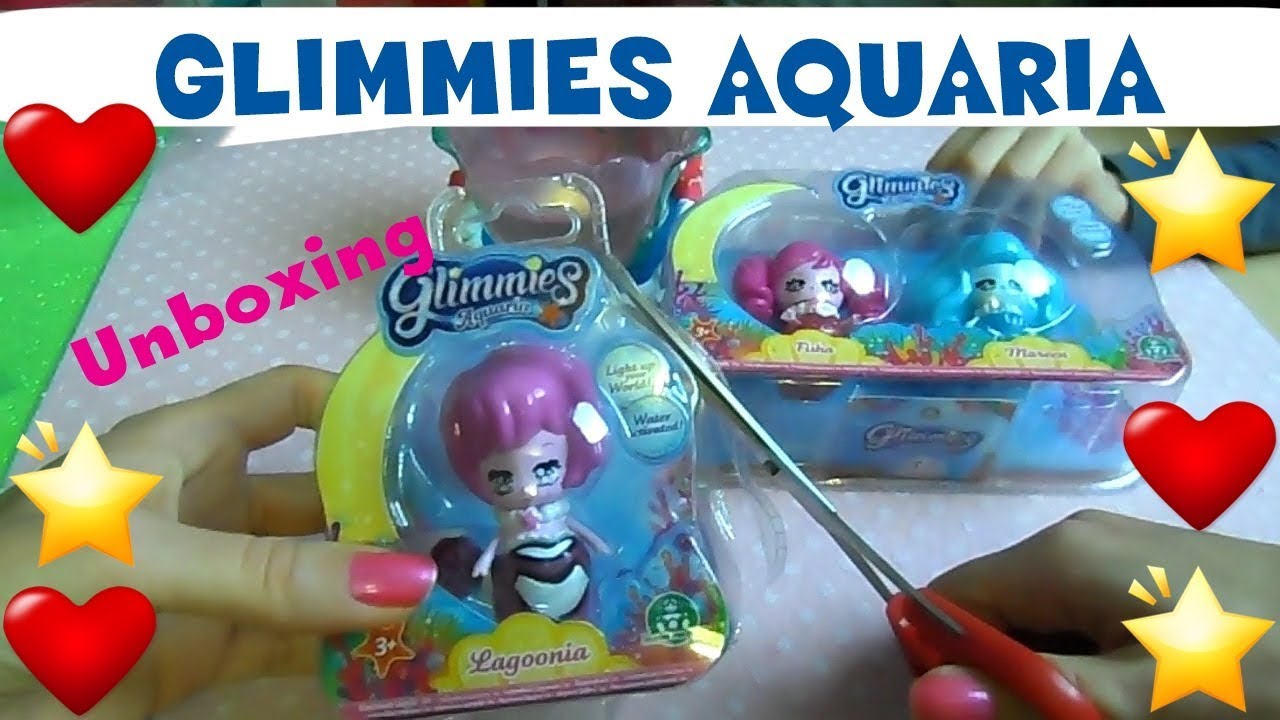 NOVITA! le GLIMMIES AQUARIA che si accendono in ACQUA! Unboxing Giochi Preziosi By Lara e Babou