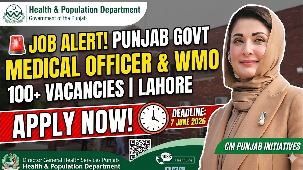 Punjab Health Department Jobs 2026 | Medical Officer & WMO Recruitment | How to Apply Online