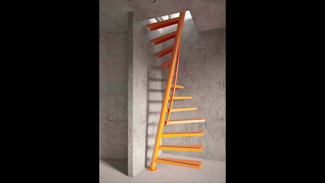 Measuring your 1m2 space saving stairs in INCH.