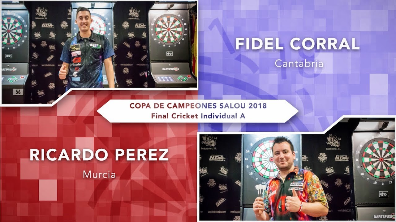 Fidel Corral VS Ricardo Perez - Final Cricket Individual A - Copa Campeones 2018 Salou - Bullshooter