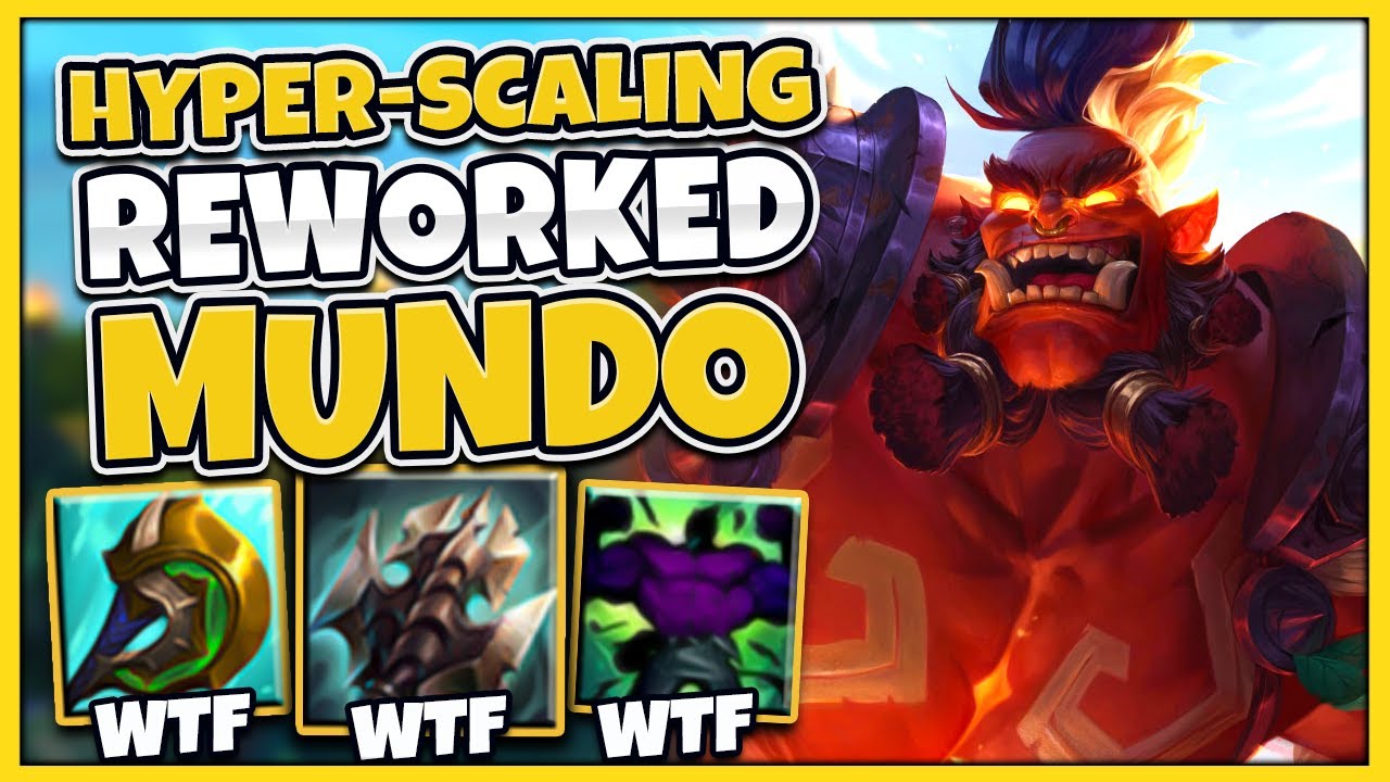 THE NEW STRONGEST LATE-GAME CHAMPION?! AD TANK MUNDO REWORK IS UNBEATABLE! - League of Legends