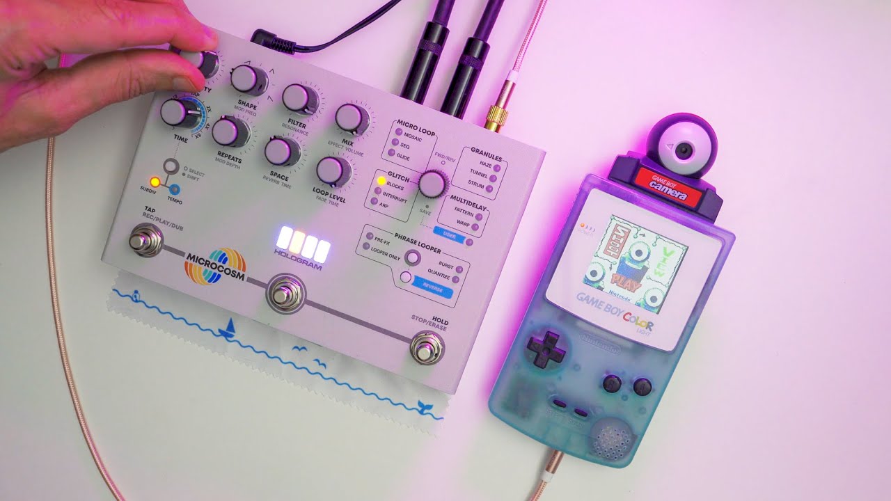 Game Boy Camera x Microcosm - Tracks & Trippy H (Micromangled)