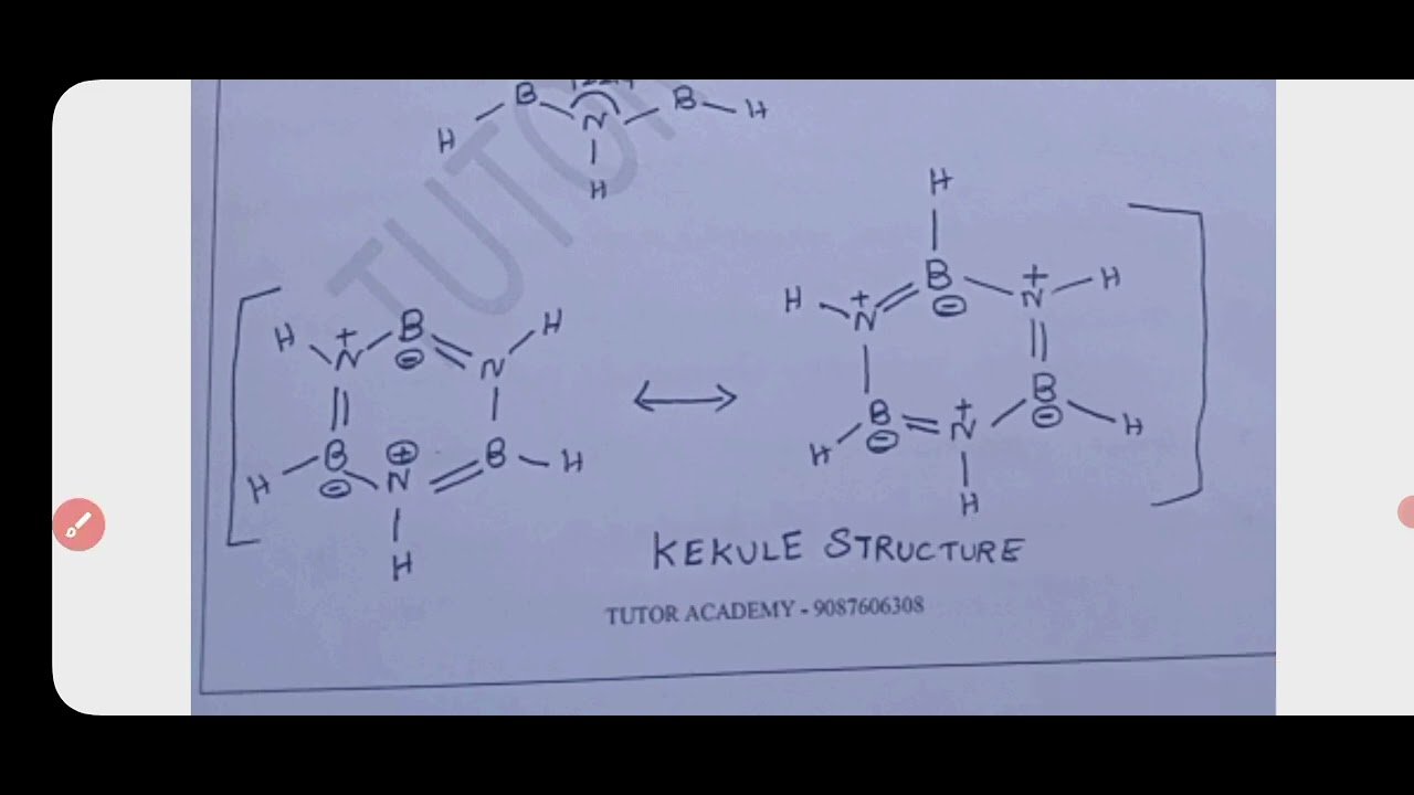 Borazine structure explanation tamil