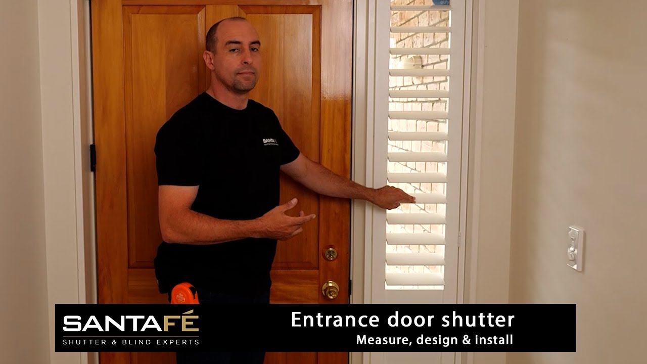SantaFe Shutters & Blinds - Entrance Door Shutter - Design, Measure & Install