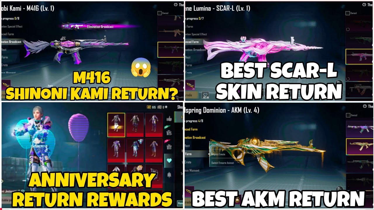 🔴NEXT ULTIMATE SET IS HERE😱 | SHINOBI KAMI M416 RETURN? |BEST AKM SKIN RETURN😍