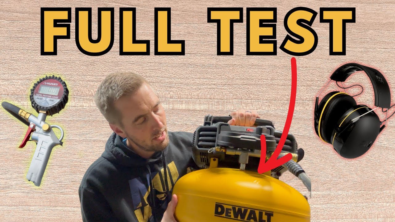 Testing Our New Dewalt 6-Gallon Pancake Air Compressor || Does It Live Up to Expectations?