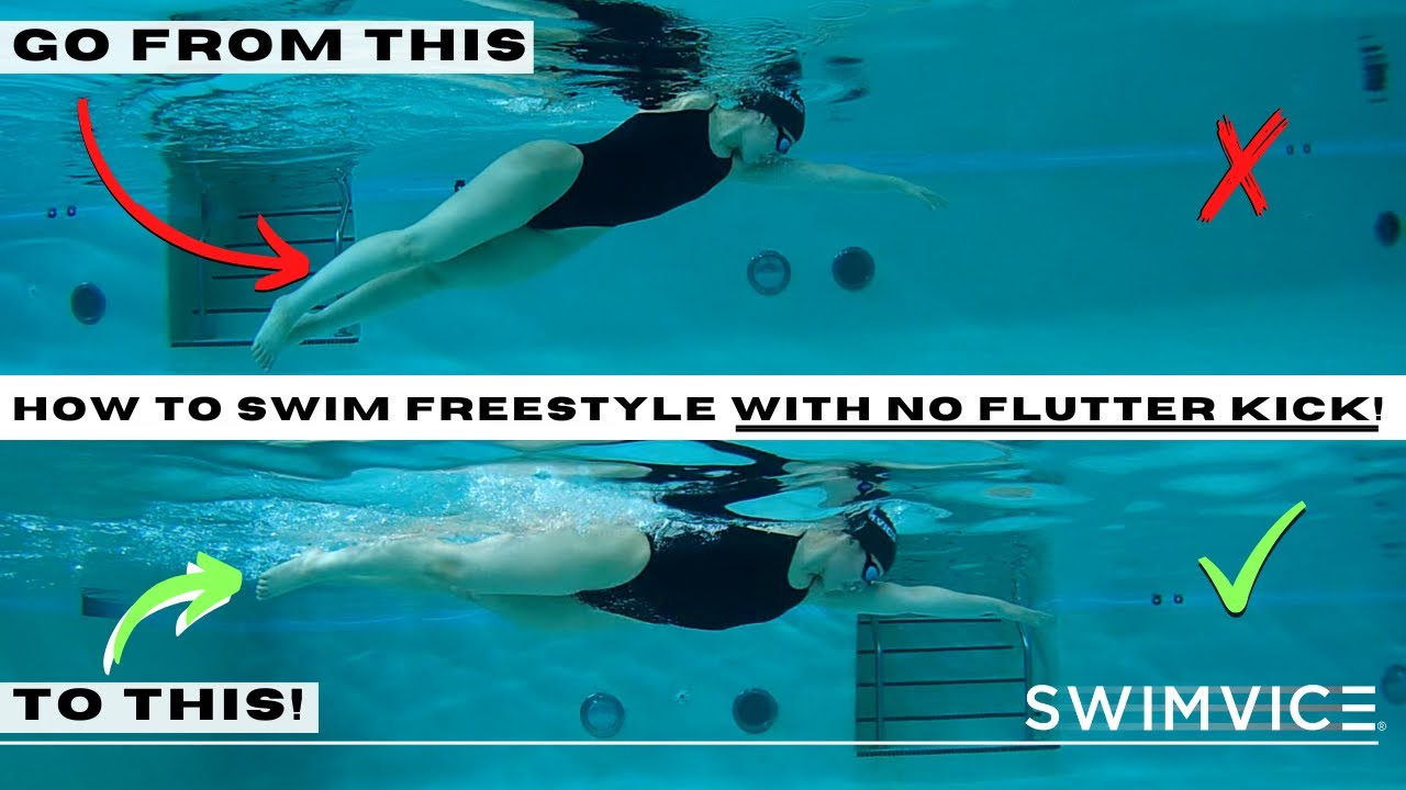 How to Swim Freestyle with Little to No Kick!