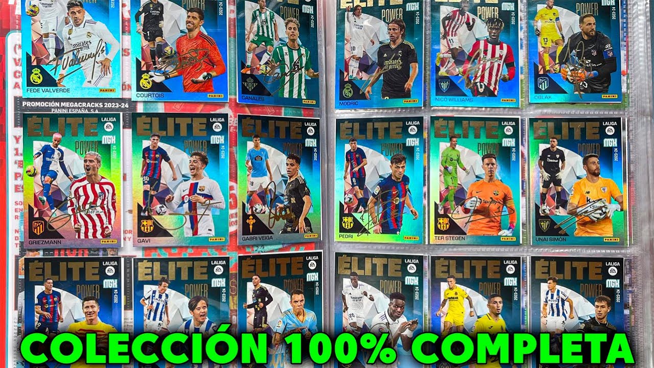 MEGACRACKS 2023/24 COLECCIÓN *100% COMPLETA* CON TODAS LAS PARALELAS