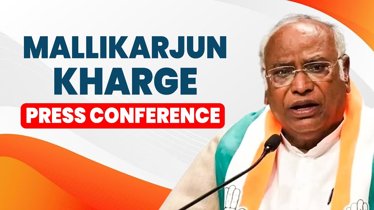 LIVE: Congress President Mallikarjun Kharge press conference in Patna |Bihar Election | BJP | NDA