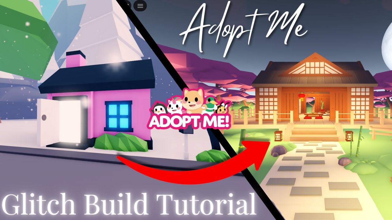 How To Build A Glitch House Tutorial🍓Roblox Adopt Me!🍓