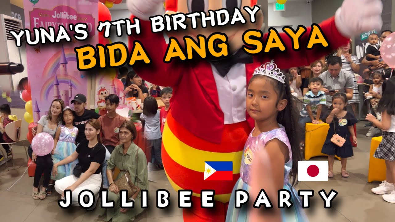 YUNA’S 7TH BIRTHDAY SA JOLLIBEE 🇵🇭🇯🇵| Bakasyon sa Pinas