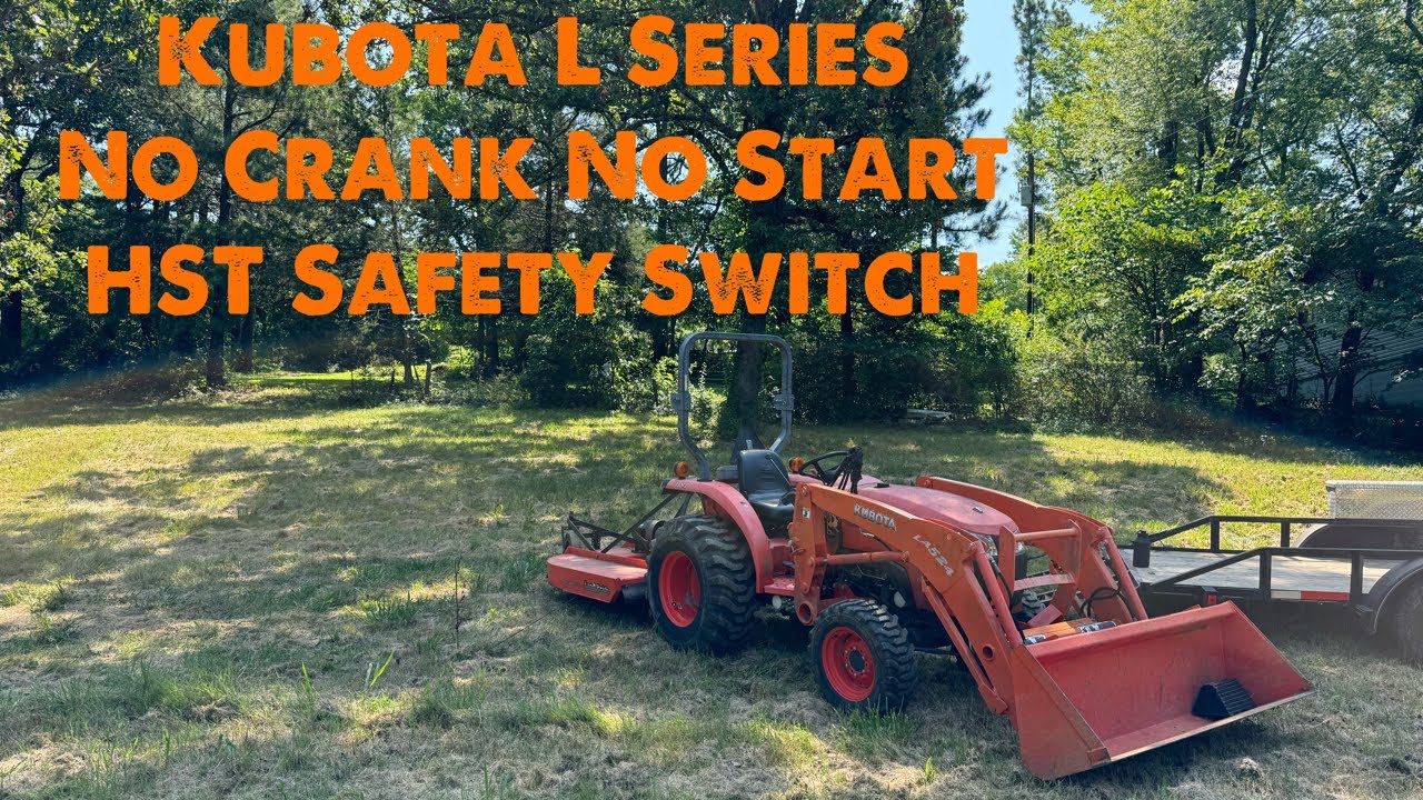Трактор Kubota не заводится? Посмотрите это.