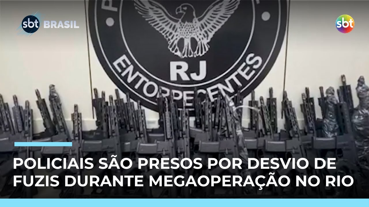 Policiais são presos por desvio de fuzis durante megaoperação no Rio | 