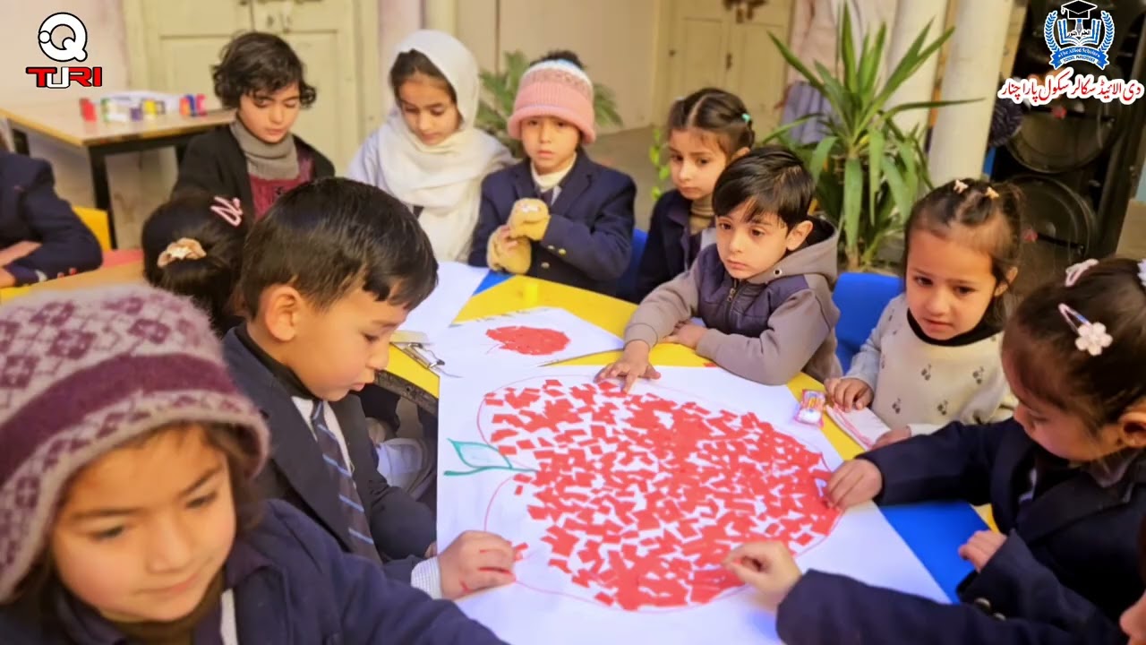 Art day at The Allied Scholar School Parachinar 