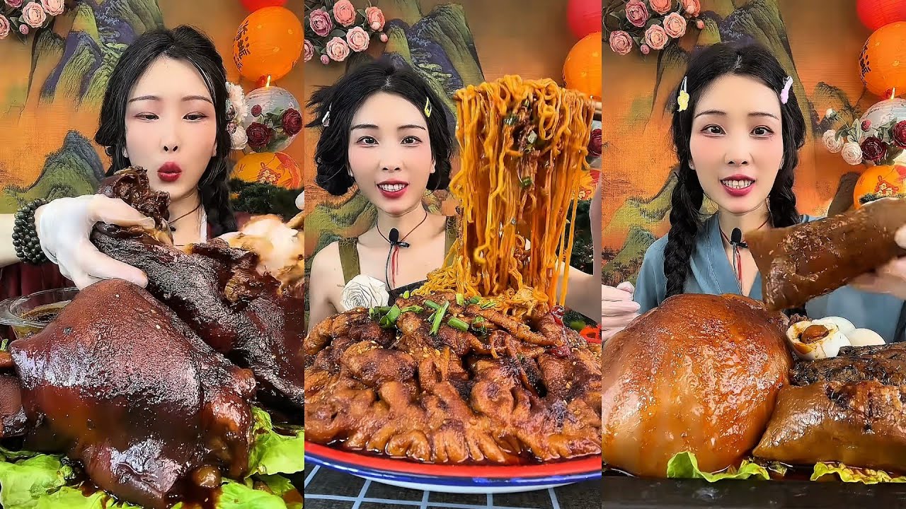 【ASMR】【MUKBANG】DELICIOUS DINING PROGRAM | HOMEMADE CHINESE FOOD | 食べる | 吃播 #咀嚼音