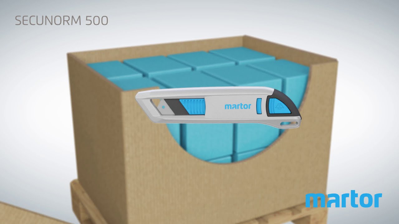 Safety knife MARTOR SECUNORM 500 product video