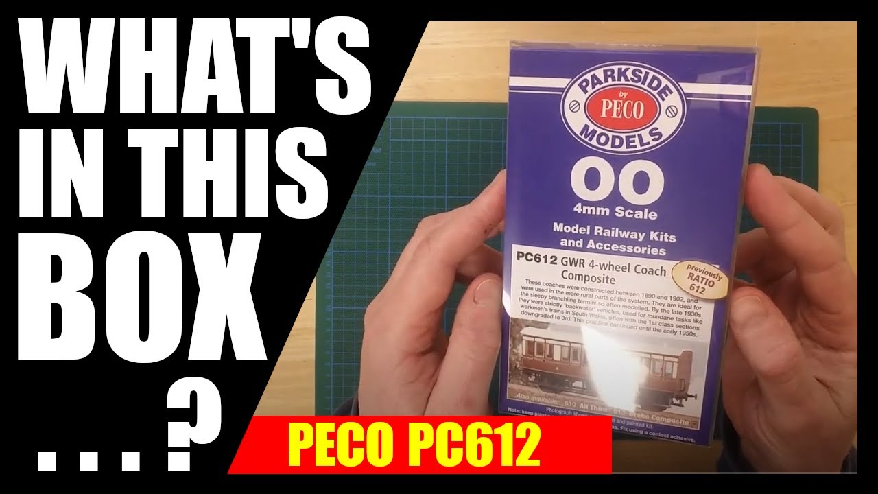 383 - Parkside Models PC612 GWR 4-wheel coach (composite) OO gauge