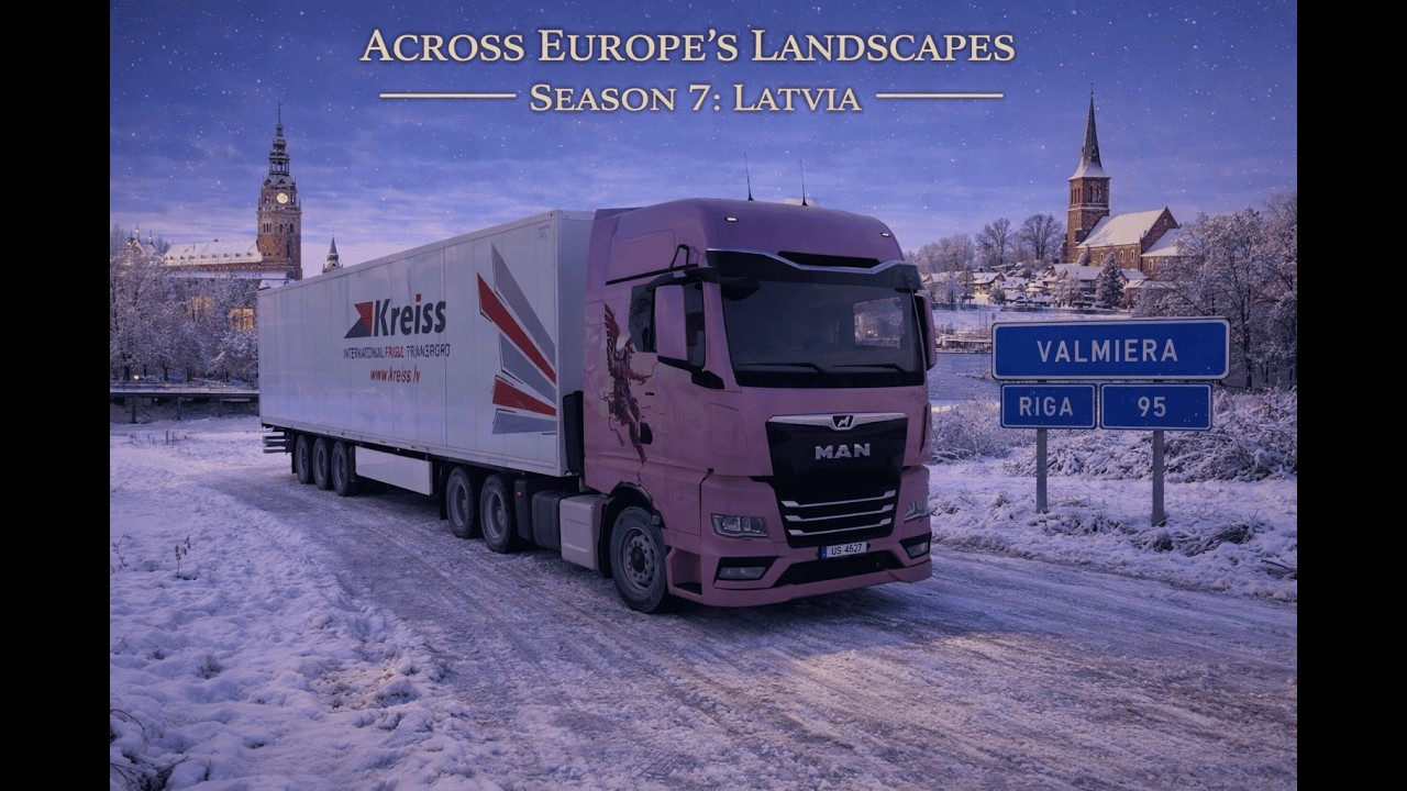 Across Europe’s Landscapes ~ Season 7: Latvia / Riga → Valmiera [14/02/2026]