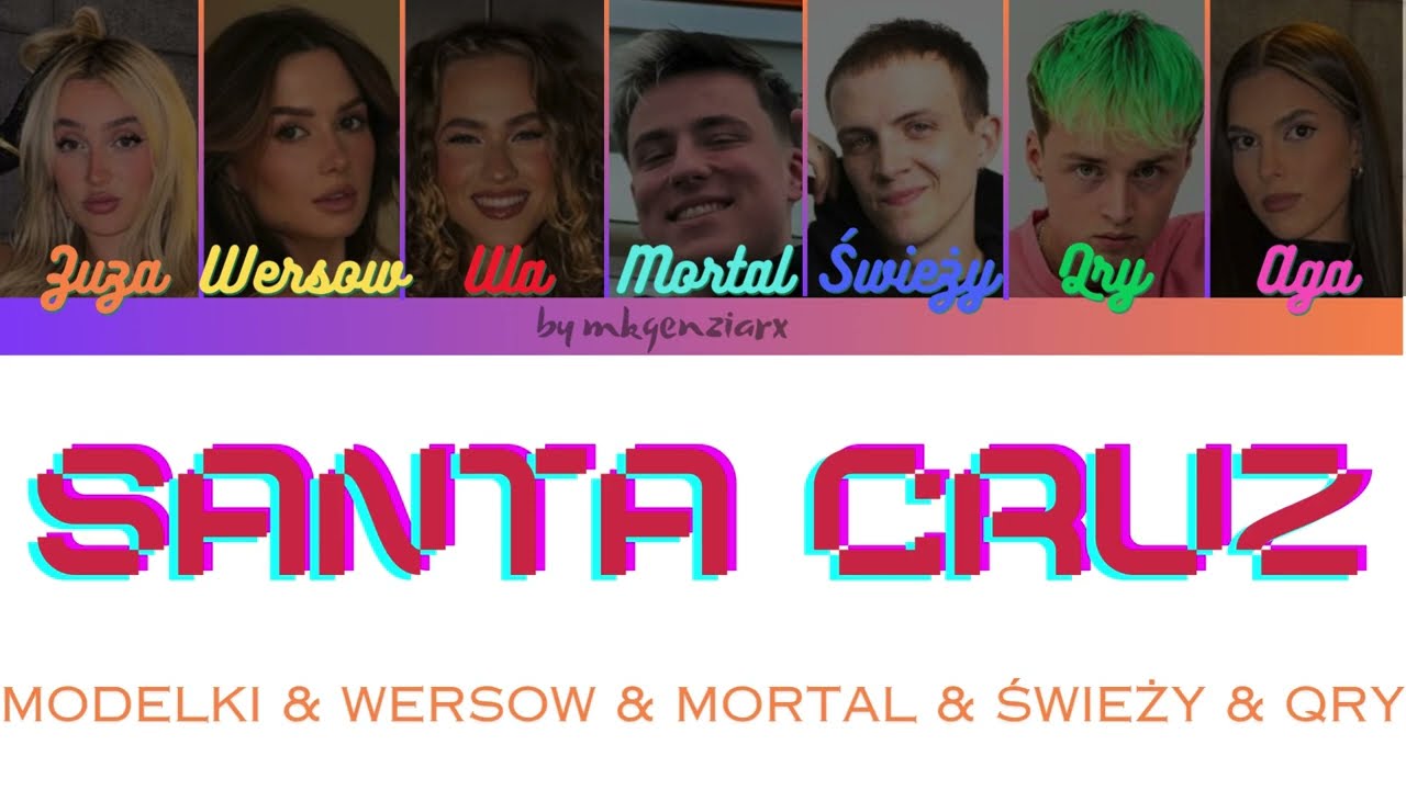 (MODELKI, WERSOW, MORTAL, QRY, ŚWIEŻY) - SANTA CRUZ (TEKST)