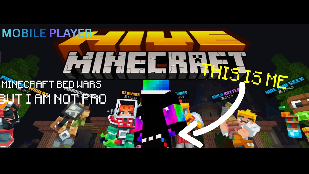 MINECRAFT HIVE BEDWARS | BEDWARS BUT I AM NOT PRO LIKE OTHER YOUTUBERS | I AM ON 18 LEVEL ONLY