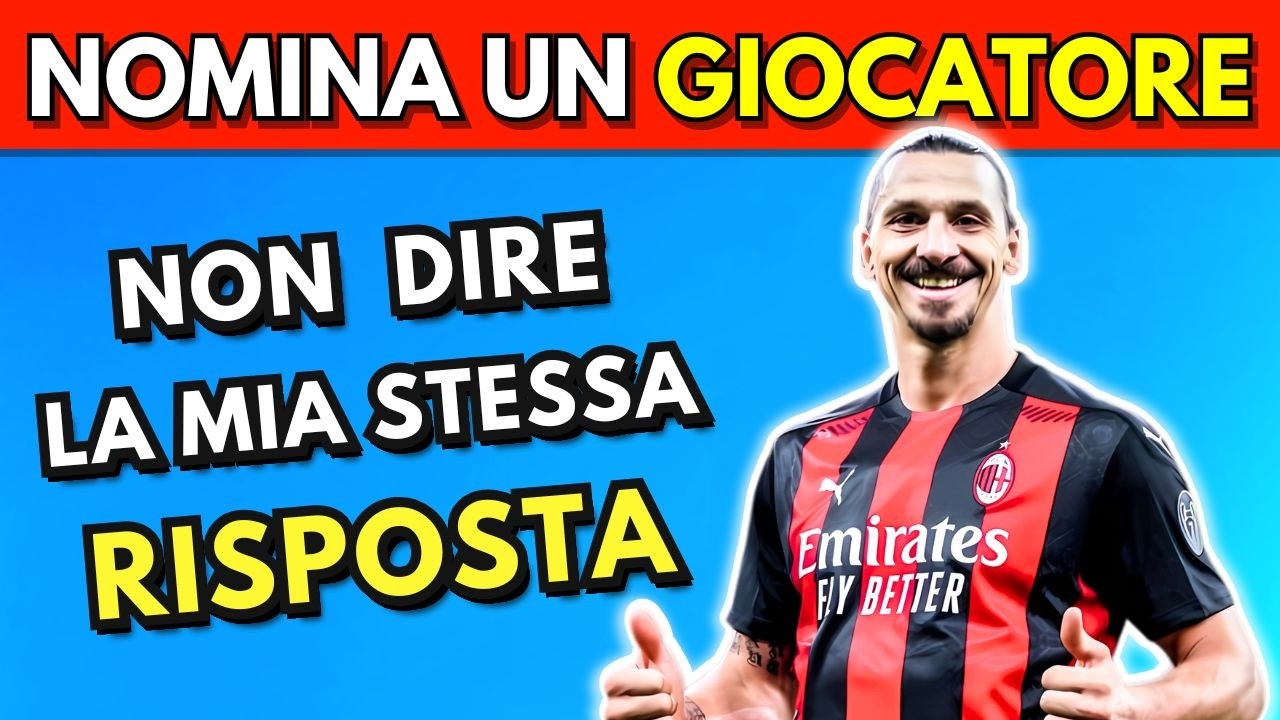 NON DIRE LA MIA STESSA RISPOSTA - EDIZIONE CALCIO #4  ⚽