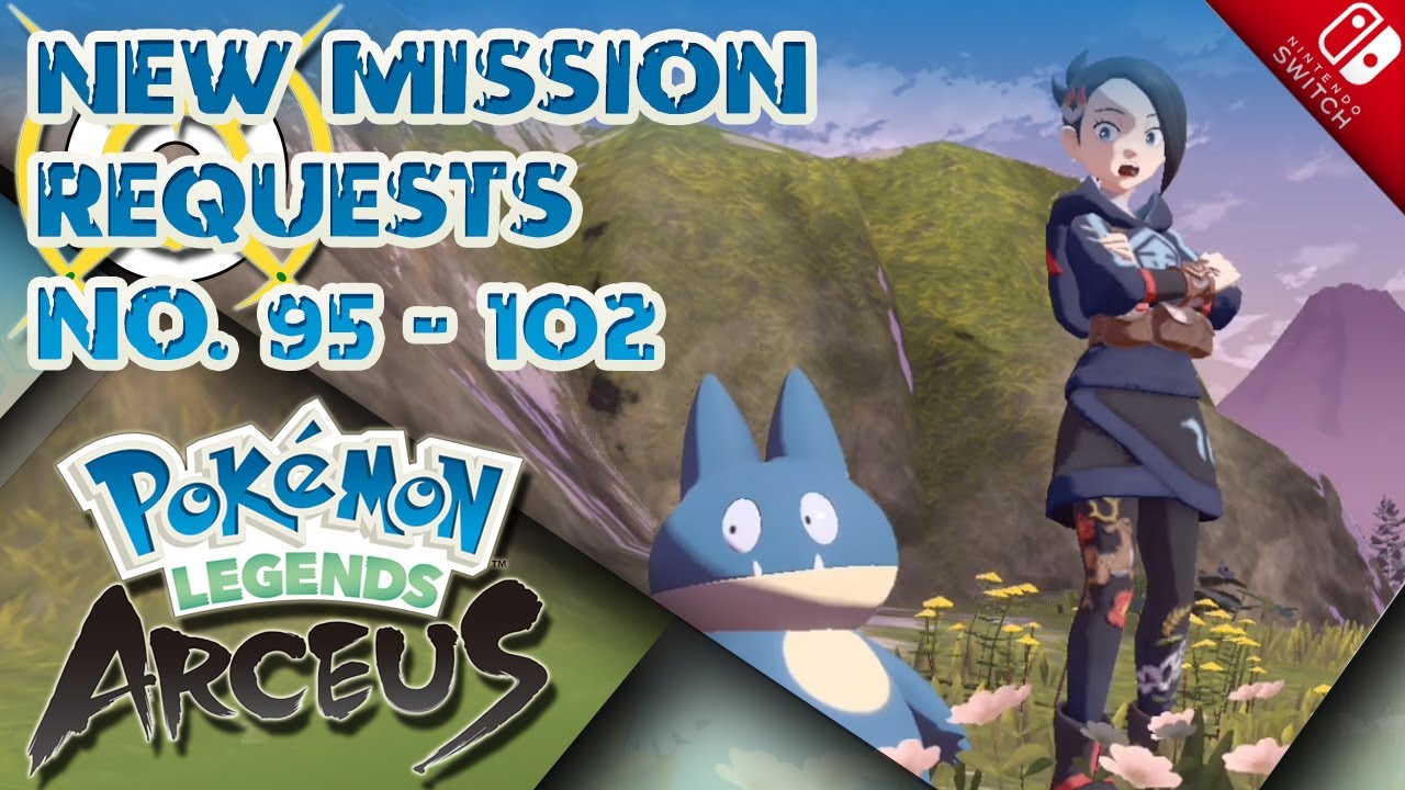 Pokémon Legends: Arceus - New Mission requests Update : Requests 95 - 102