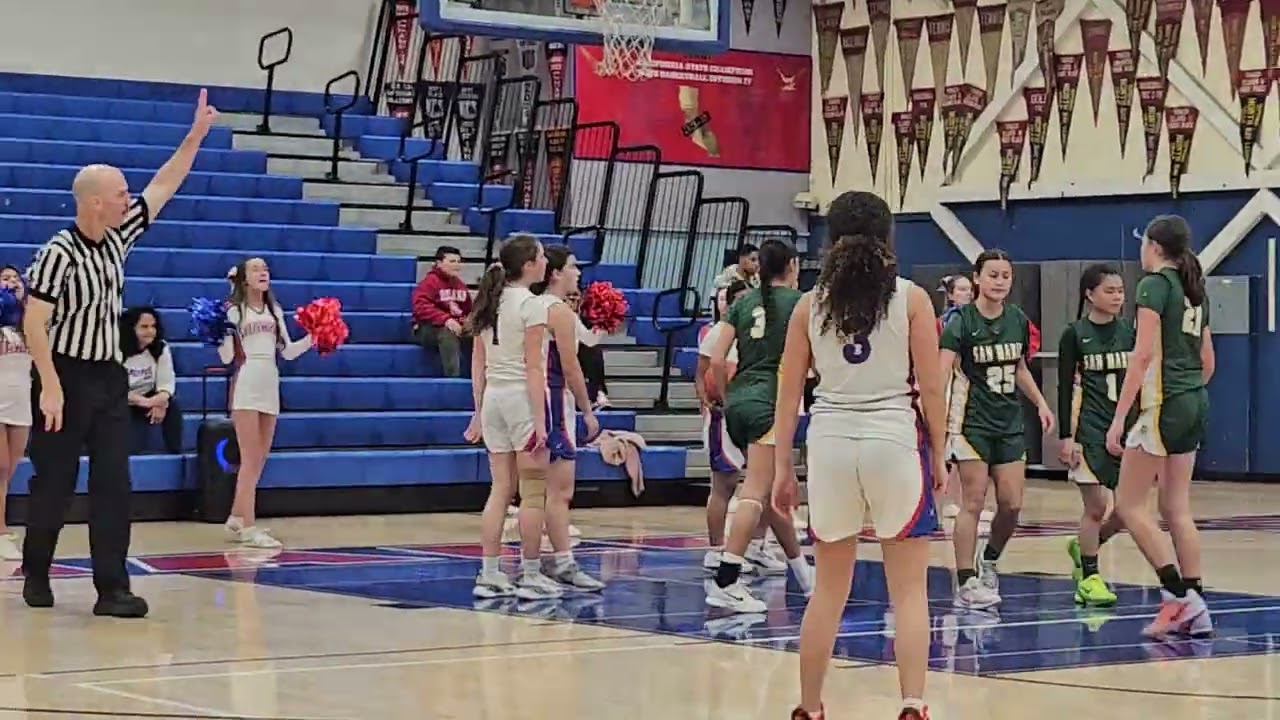 San Marin girls jv vs Tam 1st half 