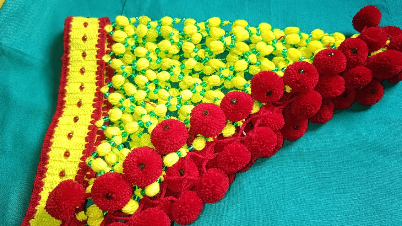 #howtomakewoolenflower #crochetprojects #crochetpatterns #crochetcrosai #knittig #handmade #craft