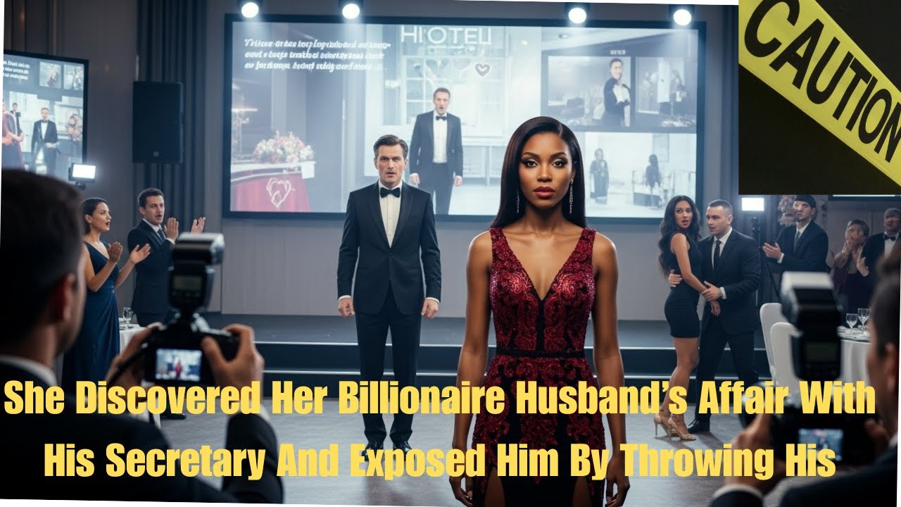 She Discovered Her Billionaire Husband’s Affair With His Secretary And Exposed Him By Throwing His