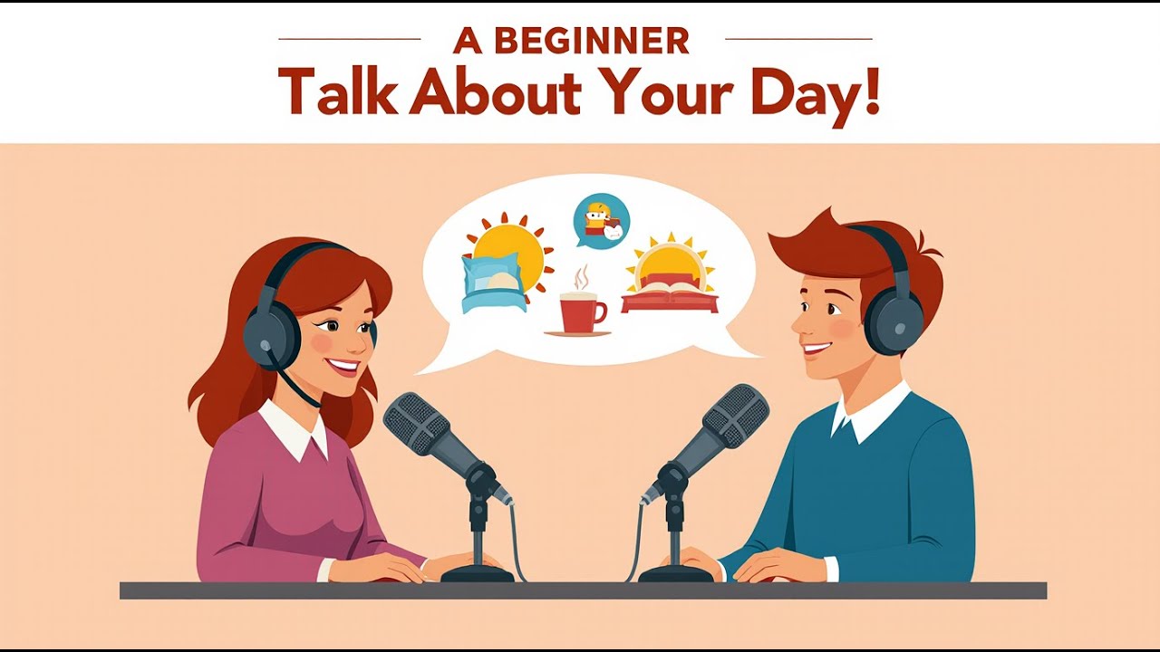 How to Talk About Your Day | Daily Routine | English Podcast | Learn in English | Easy for Beginners