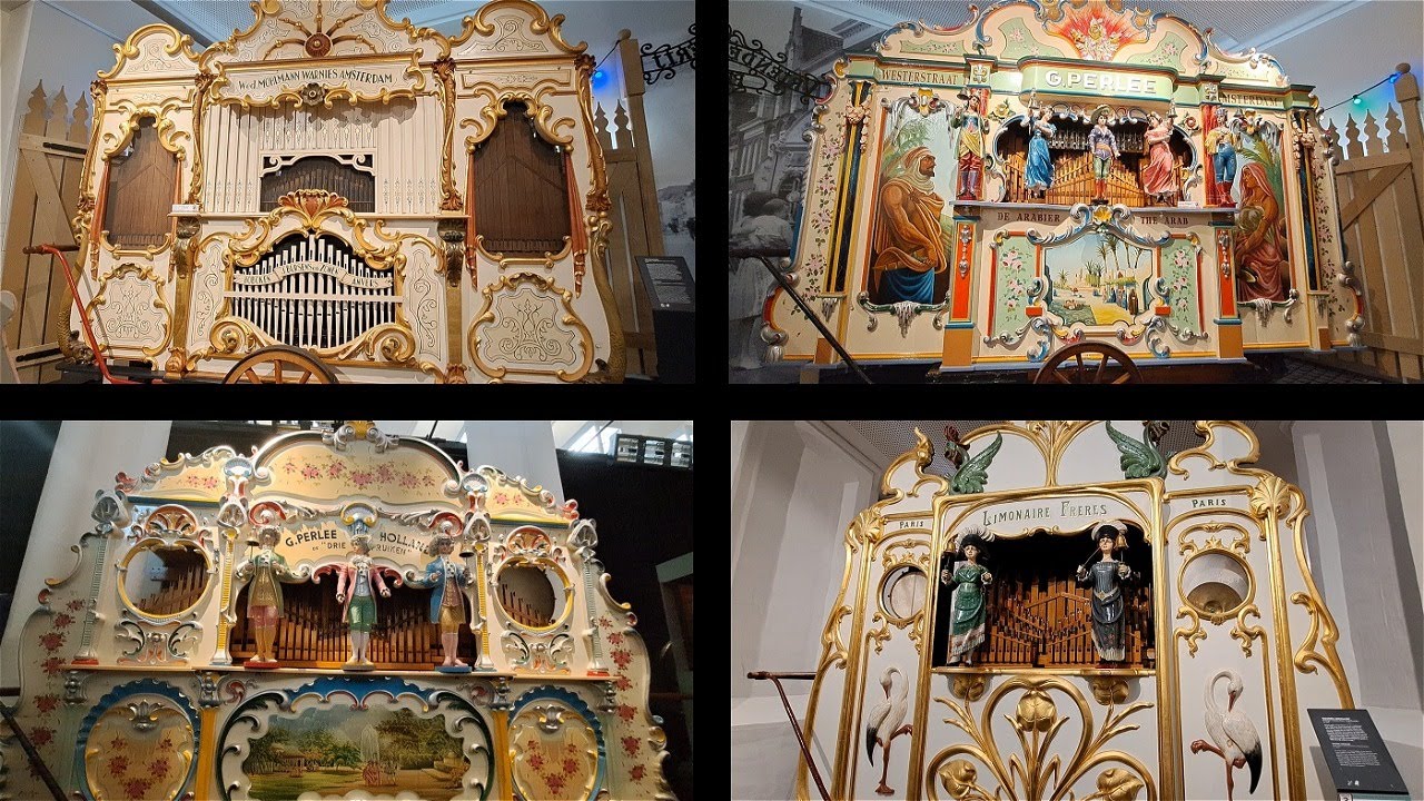 Draaiorgels in the Speelklok tot Pierement Museum, Utrecht 2023